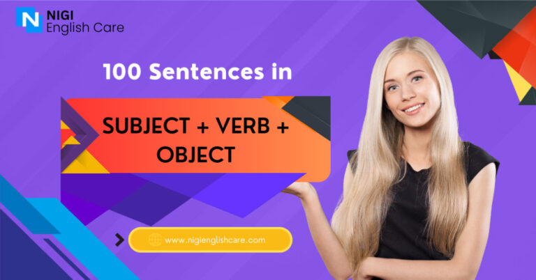 100 Sentences in Subject   Verb   Object Pattern: Examples and
