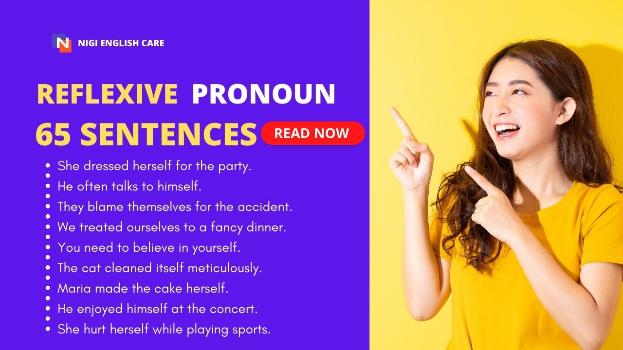 65 Sentences with Reflexive Pronoun