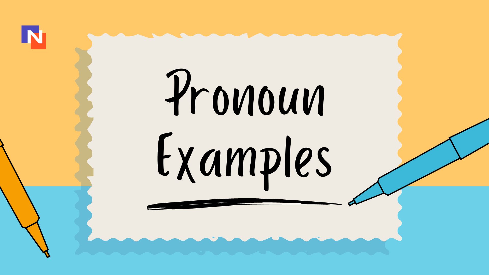 pronoun examples sentences